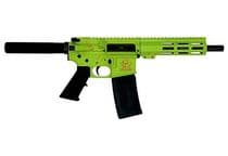 Great Lakes AR-15: Compact .223 Wylde Pistol - Green Splatter - .223 Wylde