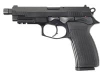 Bersa TPR9: 9mm Double Action Pistol - Matte Black, Threaded - 9mm