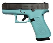 Glock 43X Slimline 9mm - Robin's Egg Blue, Compact Carry Gen 1 - 9mm