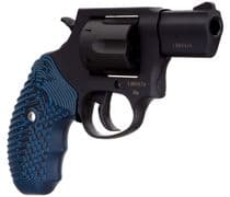 Taurus 856 Defender: .38 Special +P Compact Revolver - Matte Black/Blue Grips - .38 Special