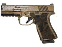 Black Rain Ordnance Frontline 9mm Luger 4in Gold Battleworn - 9mm