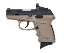 SCCY CPX-2 RD 9mm Compact Pistol w/ Crimson Trace Red Dot - FDE/Blk - 9mm