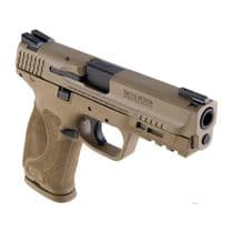 Smith & Wesson M&P 9mm M2.0 FDE Tactical Pistol w/Truglo Sights - 9mm