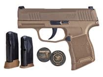 Sig Sauer P365 NRA Coyote 9mm Compact Pistol w/X-R... - 9mm