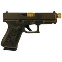 Glock 19 Gen 5 Gold Custom 9mm Pistol - 15 Rds, Striking Finish - 9mm