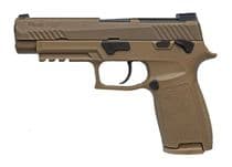 Sig Sauer P320 M17 Gen 1 9mm Coyote-Tan Semi-Auto Pistol 4.7" Barrel - 9mm
