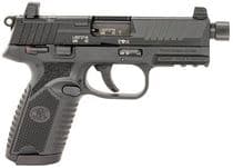 FN 502 Tactical Gen 1 - .22 LR SAO Pistol, 15+1 Matte Black Precision - .22 LR