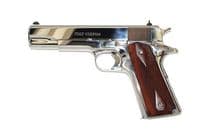 Colt Elite .38 Super SAO - High Polish Stainless with Rosewood Grip - .38 Super