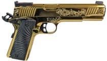 EAA MC1911 Deluxe Gold Engraved .45 ACP Pistol - 5" Masterpiece Edition - .45 ACP