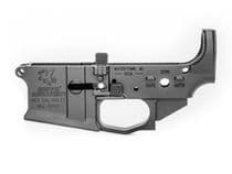 Griffin Armament MK2 Ambi Stripped AR-15 Lower Receiver - Ambidextrous Controls - Flared Magwell - Anodized Black - MK2AL