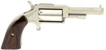 NAA 1860 Sheriff .22 LR Compact Stainless Revolver - Rosewood Grip - .22 LR