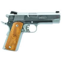 Tristar 1911 Classic Commander 9mm Pistol - Chrome/Wood, 9+1 Rounds - 9mm