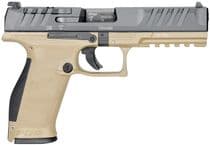 Walther PDP Optic-Ready 9mm Full Size Pistol - Black/Tan 18+1rd - 9mm
