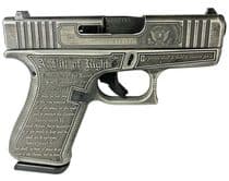 Glock 43X Gen4 "Trump" Grey 9mm Compact Pistol - Custom Safe Action - 9mm