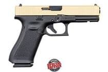 Glock 17 Gen5 9mm - Black & Gold Precision Pistol - 9mm