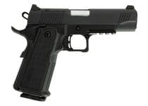 Tisas 1911 Carry DS: Black Cerakote 9mm, 17+1, Ambidextrous - 9mm