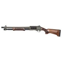 Panzer Arms CQB Tactical 12 Gauge 18.5" Pump Action Shotgun, OD Green/Walnut