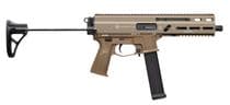 Grand Power Stribog SP45A3 SBR Flat Dark Earth .45 ACP 8" Barrel 20-Rounds w/ PDW Stock