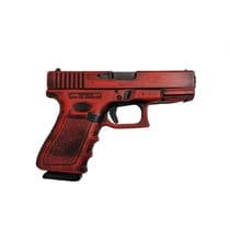 Glock 19 Gen 3 Red Distressed 9mm - Compact Semi-Auto Pistol - 9mm