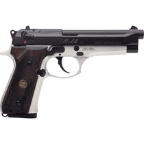 Derya Firearms Melik 9mm 4.90in Silver Frame Dark Walnut - 9mm