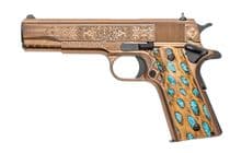 CNC Firearms Colt 1911 Government "Aztec" Antiqued Copper Patina .38 Super 5" Barrel 9-Rounds