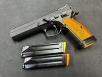 CZ 75 Tactical Sport Orange - 9MM, 20 Rds, Fiber O... - 9mm