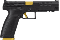 CZ P-10 F Black/Gold 9mm Competition Pistol, 19+1 ... - 9mm