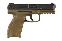 HK VP9 - 9mm FDE Night Sight Pistol, Ergonomic & R... - 9mm