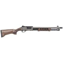 Panzer Arms CQB Tactical 12 Gauge 18.5" Pump Action Shotgun, Disruptive Grey/Natural Walnut