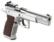Tanfoglio Defiant Pro 9mm Chrome 4.8" DA/SA Pistol... - 9mm