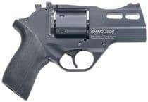 Rhino 30DS: .357 Mag 3" Revolver with Low Recoil & Fiber Optics - .357 Magnum