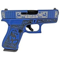 Glock 43x Gen 1 Custom "Blue Elegance" 9mm Compact... - 9mm