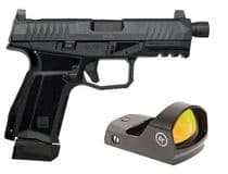 Arex Delta M Tactical 9mm 4.6" Threaded Barrel 17-Rounds w/ Crimson Trace Red Dot