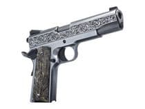 Dickinson Adam 1911 DKSN45OBP Pistol 45 ACP 5" Barrel 8+1 SAO Black Steel Frame Serrated Slide