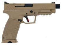 TISAS PX-9 Tactical Gen 3 9mm 5.1 18/20rd Optic Ready Pistol w/ Threaded Barrel - FDE