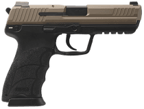 HK 81001208 HK45 V1 45 ACP 10+1 4.46" Black Polygonal Rifled Barrel, Flat Dark Earth Pistol