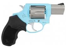 Taurus 856 Ultra-Lite 2-85629ULC24 Revolver 38 Special +P 2" 6rd DA/SA Matte Stainless Blue Raspberry Frame