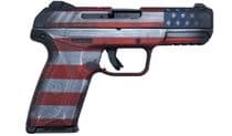 Ruger Security 9 Gen 1 Battleworn Flag 9mm Pistol, 15+1 Capacity - 9mm