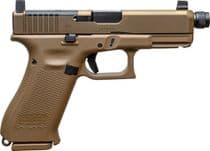 Glock 19X MOS Gen 1 Tactical Coyote 9mm Pistol with Threaded Barrel - 9mm