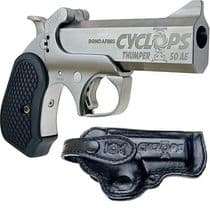 Bond Arms Cyclops .50 AE Break-Open Pistol, 4.25" Stainless Powerhouse - .50 AE