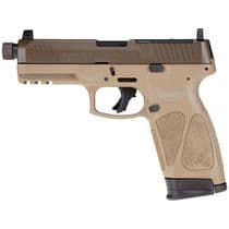 Taurus G3 Tactical: Optic-Ready 9mm FDE Pistol with Threaded Barrel - 9mm