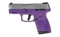 Taurus G2S 9mm Compact Pistol - Purple Frame, Silver Slide - 9mm