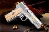 Springfield Armory 1911 .45 ACP 5in Stainless Gold Italian Renaissance Raphael - .45 ACP