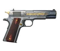 Colt Heritage 1911 .38 Super +P Custom Engraved Pistol - Gen 1 - .38 Super