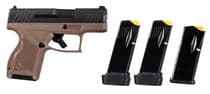 Taurus GX4 9mm 3.06in Black/Brown - 