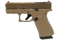 Glock 43X MOS-K Rail 9mm 3.41in FDE - 9mm