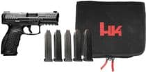 HK VP9 Tac Pack Gen 1: Versatile 9mm Pistol with 5 Mags & Ergonomics - 9mm