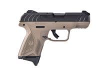 Ruger Security-9 Compact Gen 1 9mm Pistol, FDE/Black Finish - 9mm