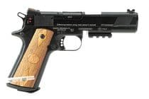 Chiappa 191122 Elite .22 LR SAO Pistol with Stippled Walnut Grip - .22 LR