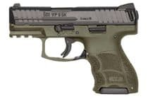 HK VP9 SK Gen 1 Compact 9MM Pistol with OD Green Grip & Night Sights - 9mm